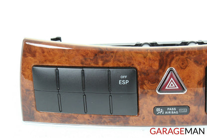 05-09 Mercedes W209 CLK350 Center Dash Heated Seat ESP Hazard Switch Control OEM