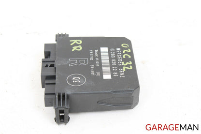 01-07 Mercedes W203 C230 C32 AMG Rear Right Door Control Module 2038202285 Q2