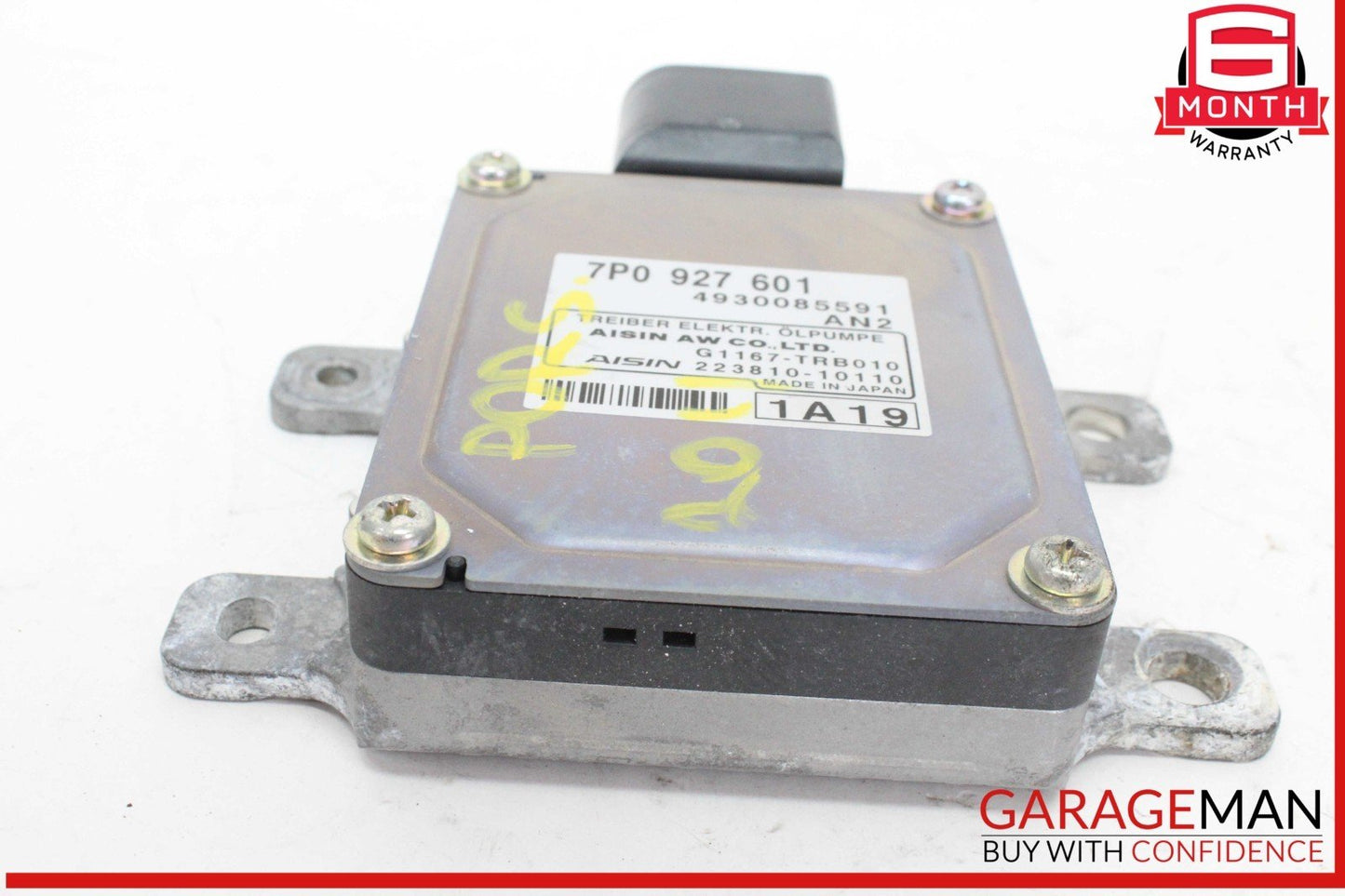 11-18 Porsche Cayenne 958 Hydraulic Oil Pump Control Module 7P0927601 OEM
