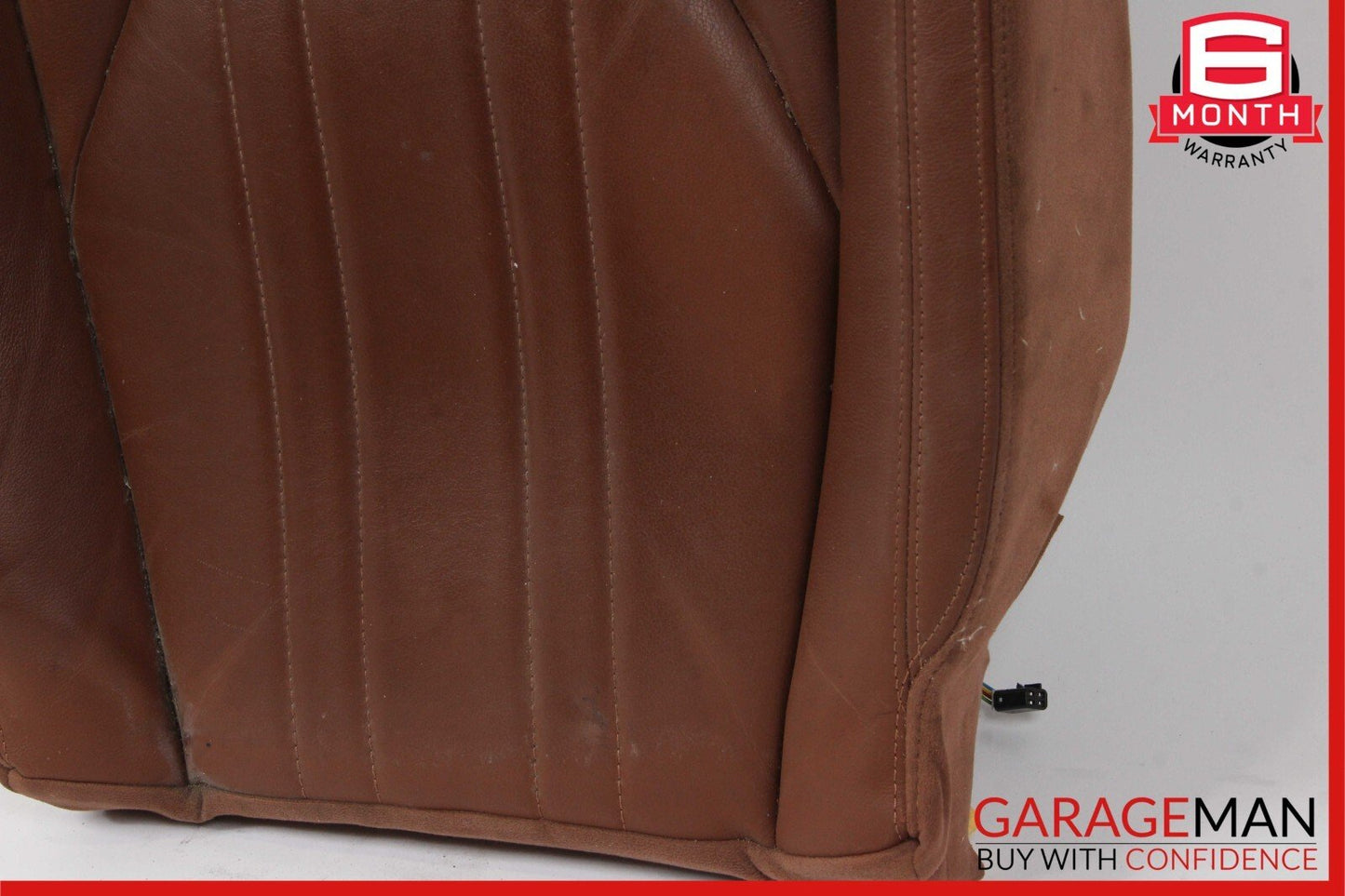 14-17 Maserati Ghibli M157 Front Left Side Lower Bottom Seat Cushion Cover Brown