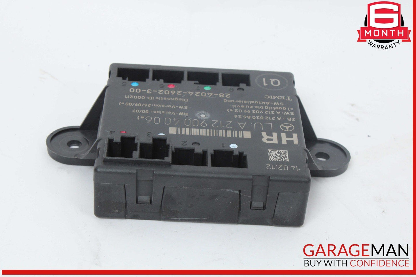 10-16 Mercedes W212 E350 Rear Right Side Door Control Module 2129004006 OEM