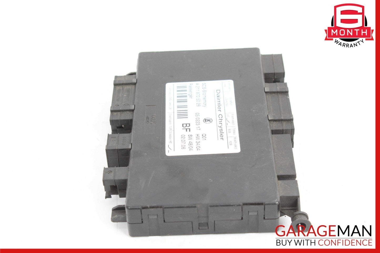03-12 Mercedes W219 CLS550 E550 Under Seat Control Module Front Right Side OEM