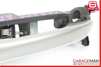 06-11 Mercedes W219 CLS500 Rear Left Side Exterior Door Handle Cubanite Silver