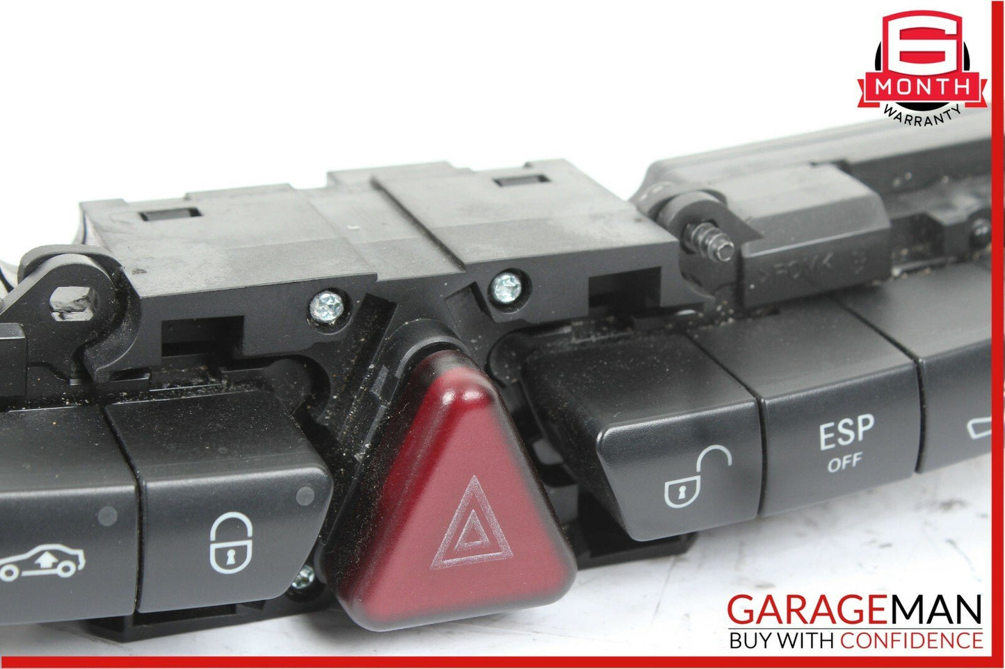 03-06 Mercedes W220 S55 Center Dashboard Control Switch  2208216558 OEM