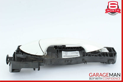 12-15 Mercedes W204 C250 C350 Rear Left Side Exterior Door Handle White OEM