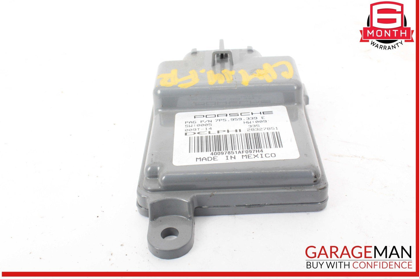 11-18 Porsche Cayenne 958 Front Right Seat Occupancy Module OEM
