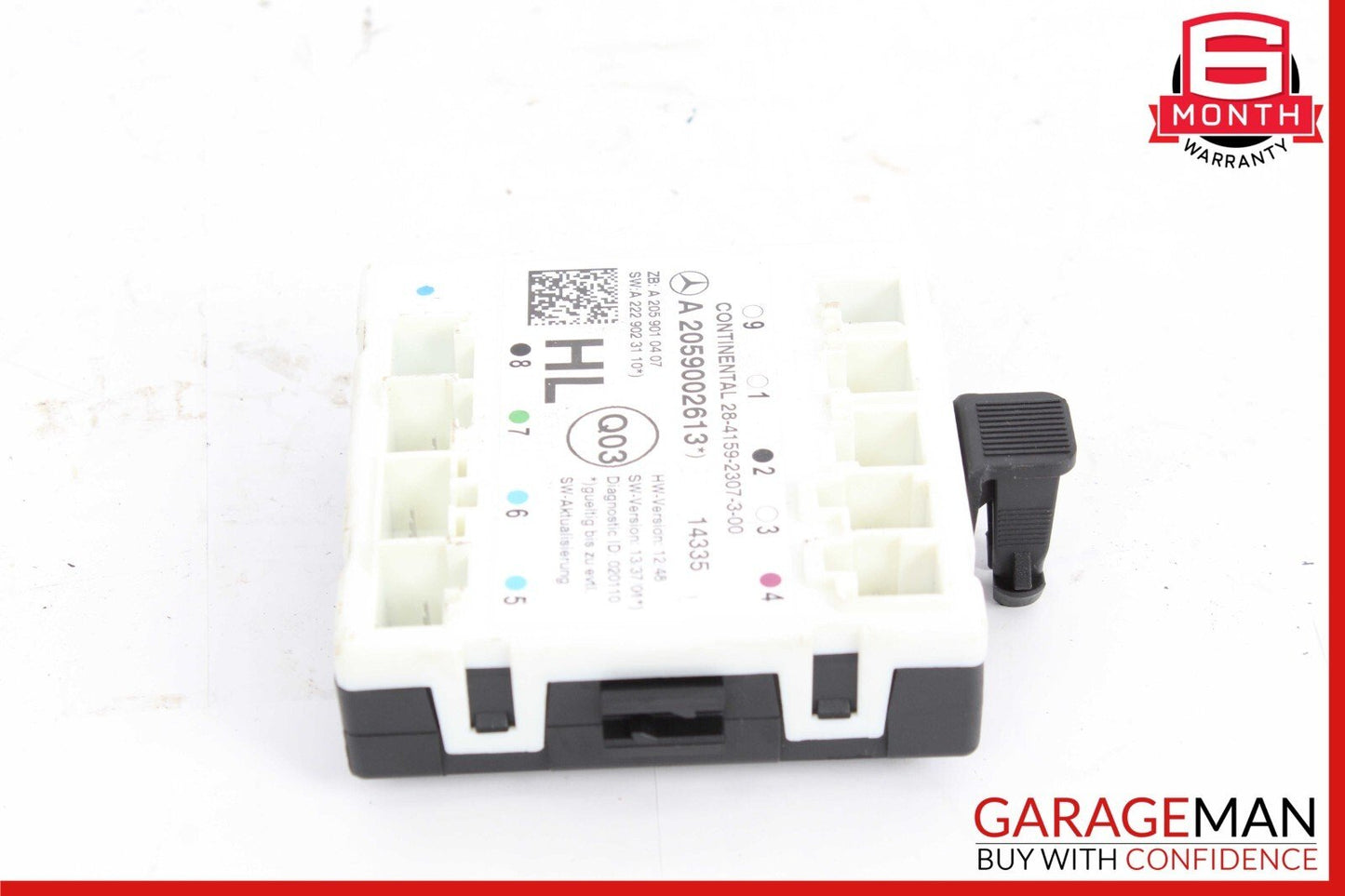 15-18 Mercedes W205 C350e Rear Left Side Door Control Module Unit 2059002613