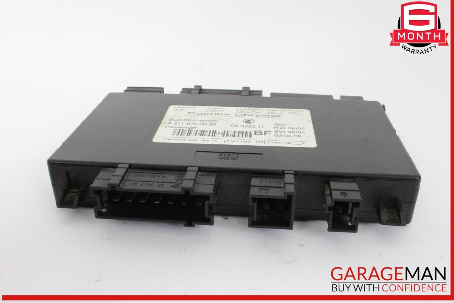 03-12 Mercedes X164 GL450 4MATIC ML350 Front Right Side Seat Control Module OEM