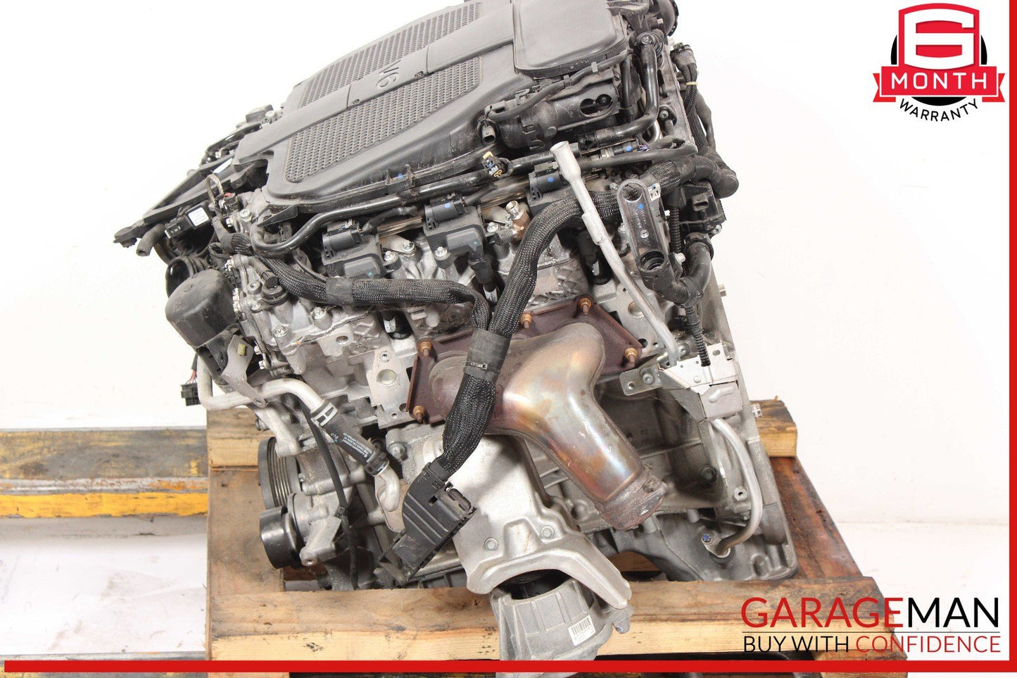 12-16 Mercedes W204 C350 3.5L V6 RWD Engine Motor Block Assembly OEM