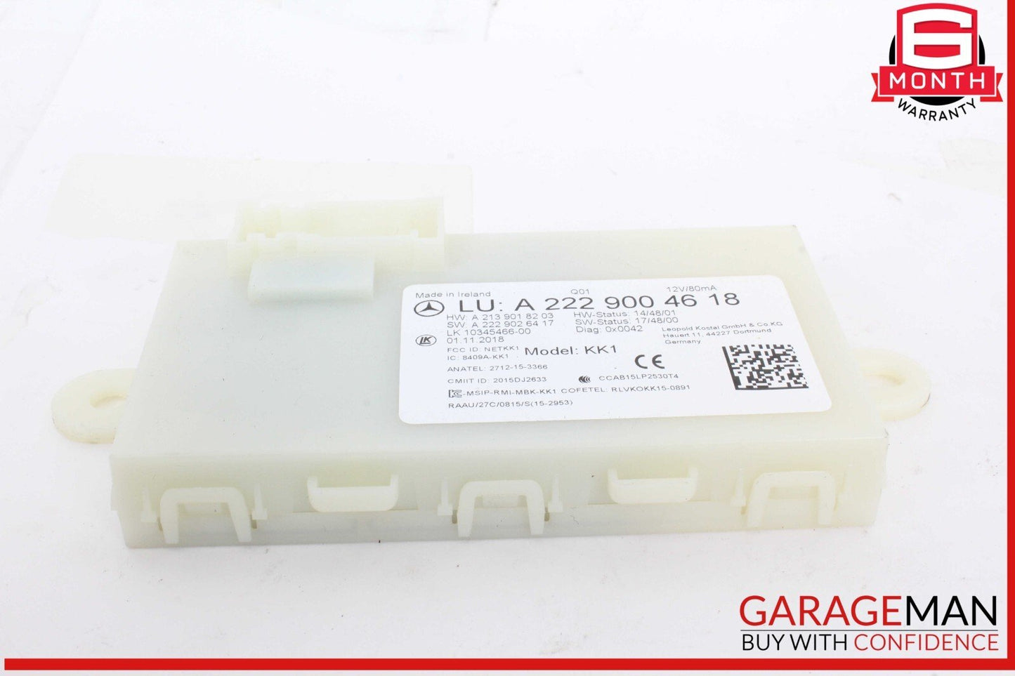 19-23 Mercedes W213 E300 C350 Keyless Key Less Go Entry Control Module Unit OEM