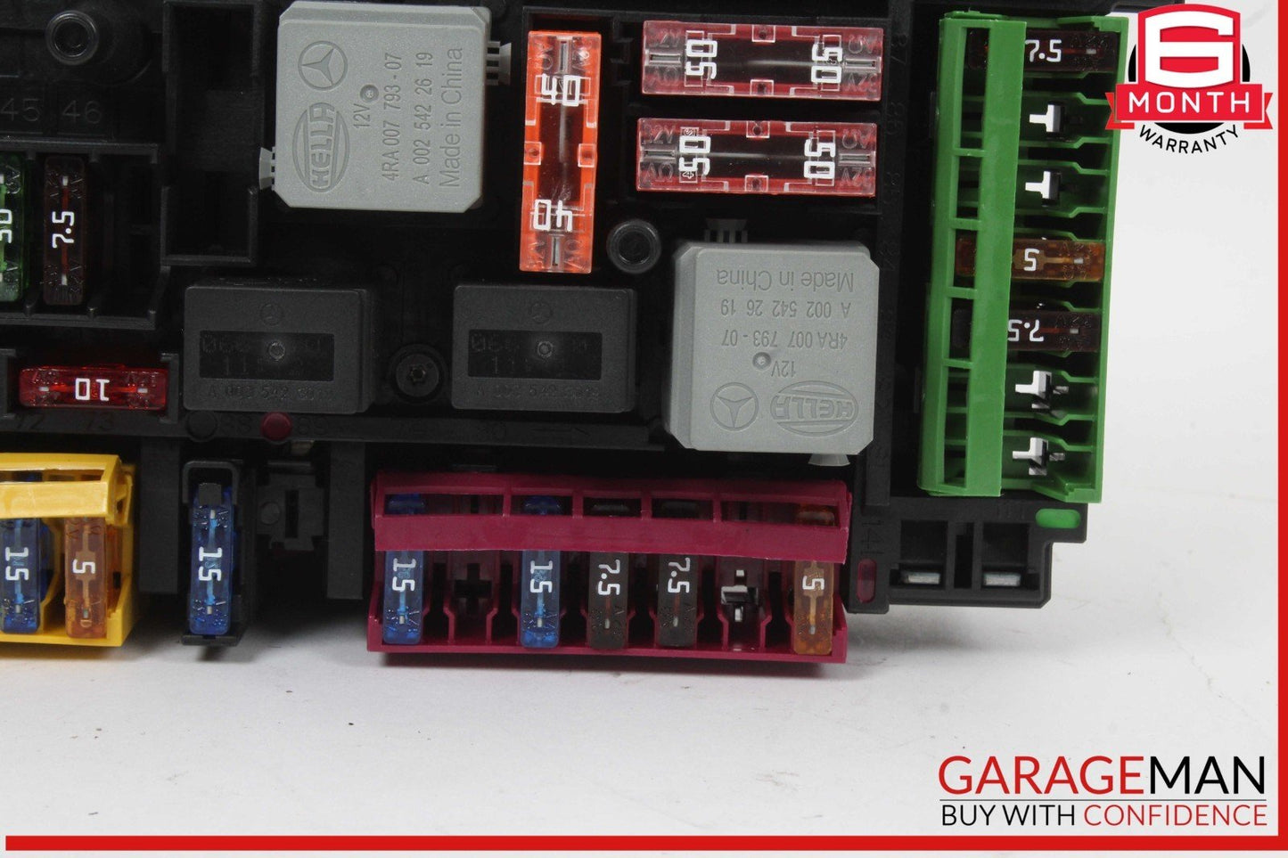 10-11 Mercedes W212 E350 E300 Rear Fuse Relay Junction Box SAM Module OEM
