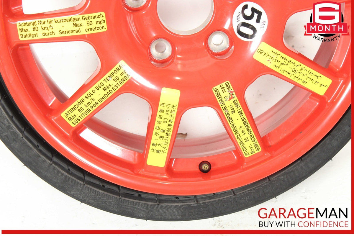 11-18 Porsche Cayenne 958 Emergency Spare Tire Wheel Donut Rim 18 18" OEM