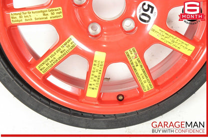 11-18 Porsche Cayenne 958 Emergency Spare Tire Wheel Donut Rim 18 18" OEM