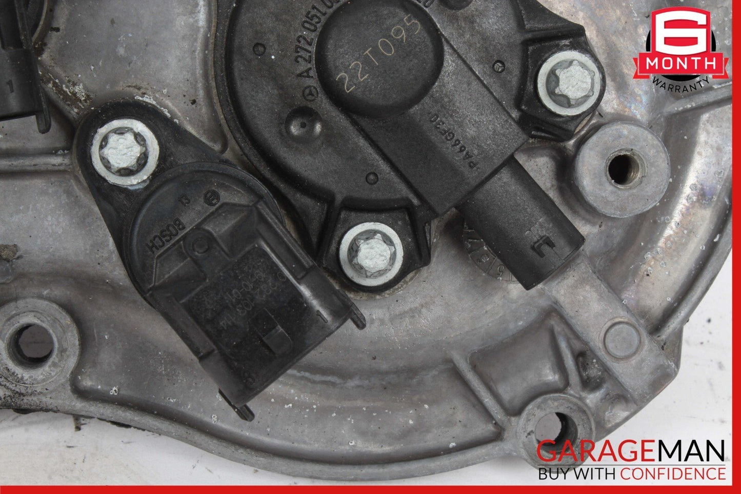 05-13 Mercedes W164 ML350 S400 Front Left Side Engine Timing Chain Cover Plate