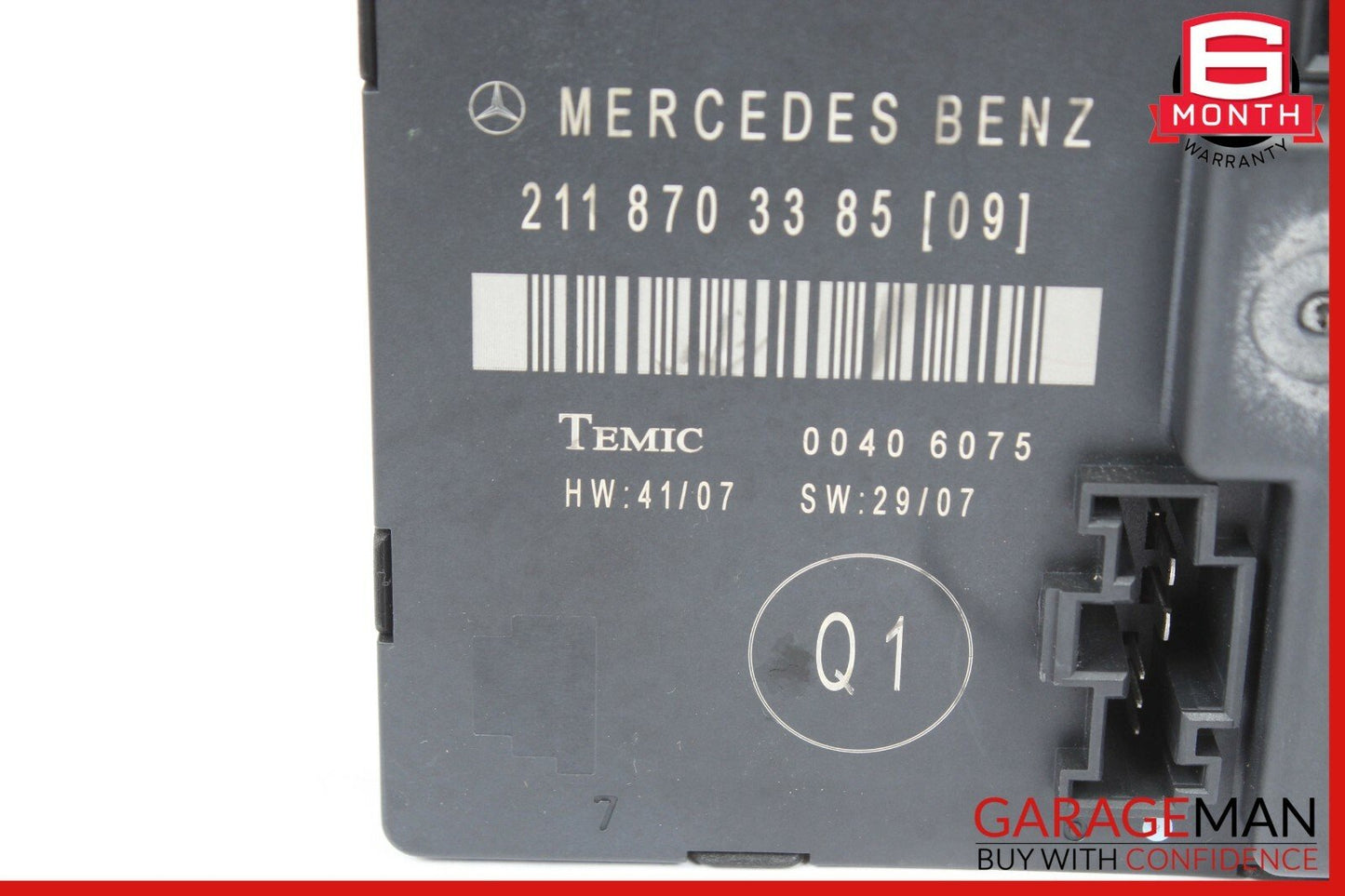 07-09 Mercedes W211 E350 E63 AMG Rear Left Driver Side Door Control Module OEM