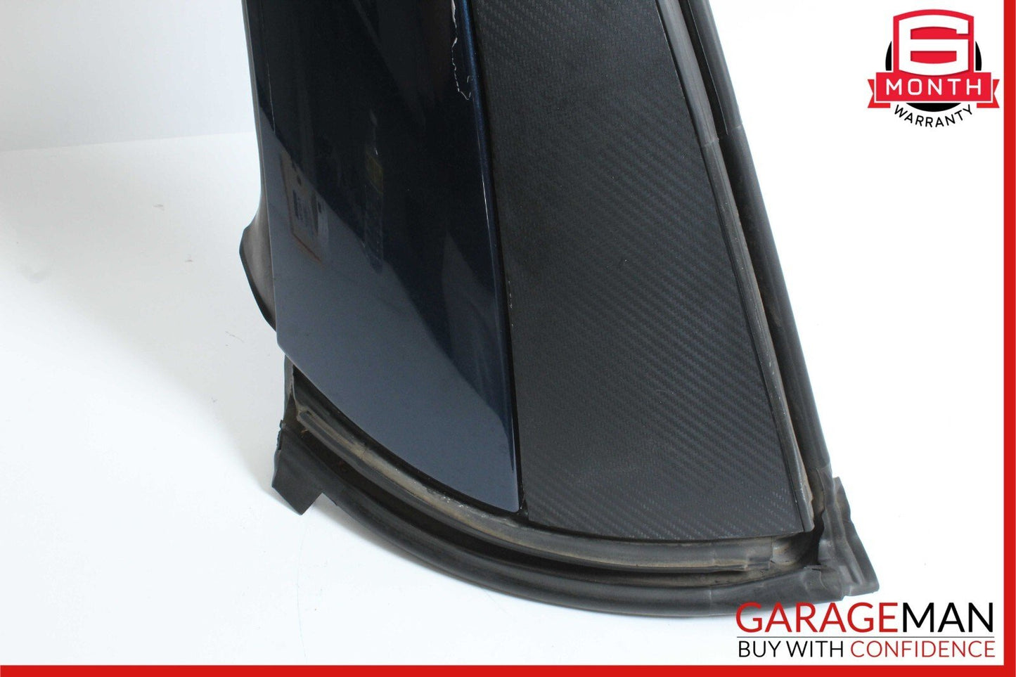 05-11 Mercedes R171 SLK350 Rear Left Side Window Roof C Pillar Panel Blue