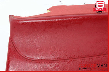 17-22 Alfa Romeo Giulia Rear Left Side Seat Bolster Cushion Red OEM