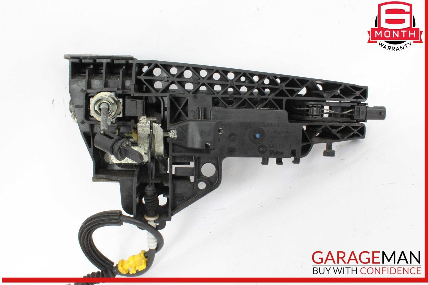 09-16 Audi S4 Front Left Driver Side Exterior Door Handle Black OEM