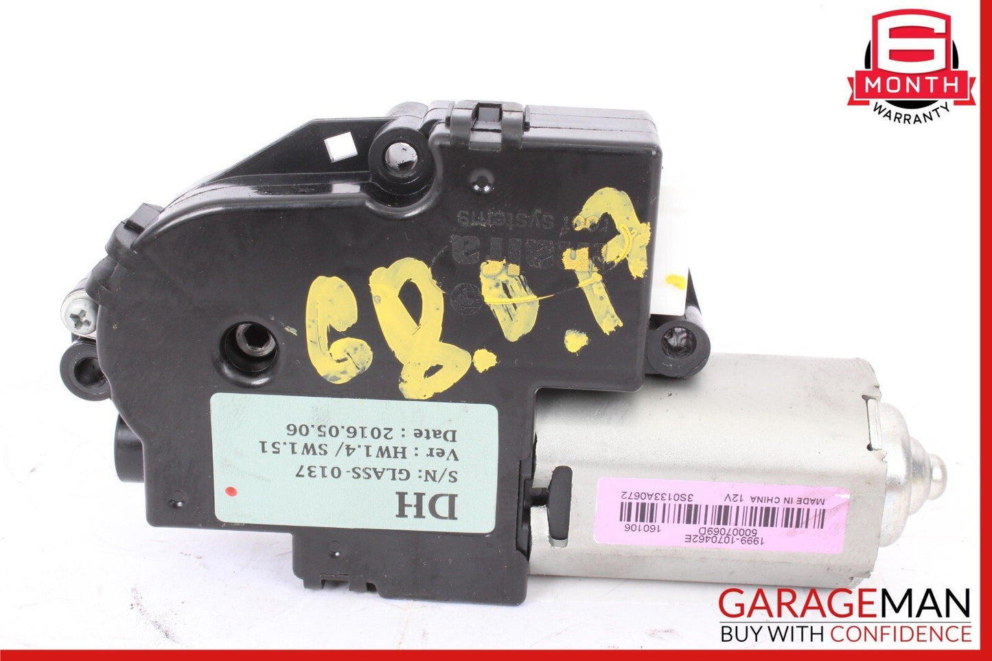 15-20 Hyundai Genesis G80 Sun Shade Roof Sunroof Glass Motor