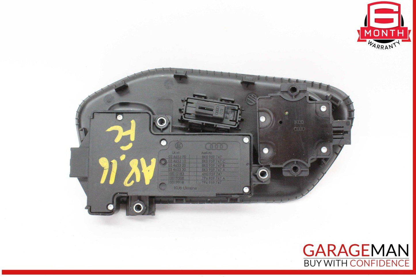 11-18 Audi A8 S8 Front Left Driver Side Seat Adjustment Switch 8K0959747 OEM