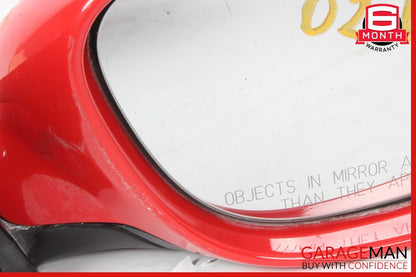 97-05 Porsche Boxster 986 Right Side Rear View Door Mirror Red OEM