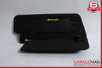 10-16 Mercedes W212 E350 E400 Right Passenger Side Sunvisor Sun Visor Black OEM