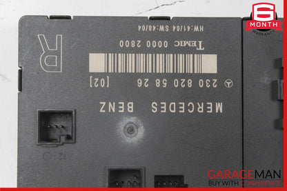 03-12 Mercedes R230 SL500 SL550 SL55 AMG Front Right Door Control Module