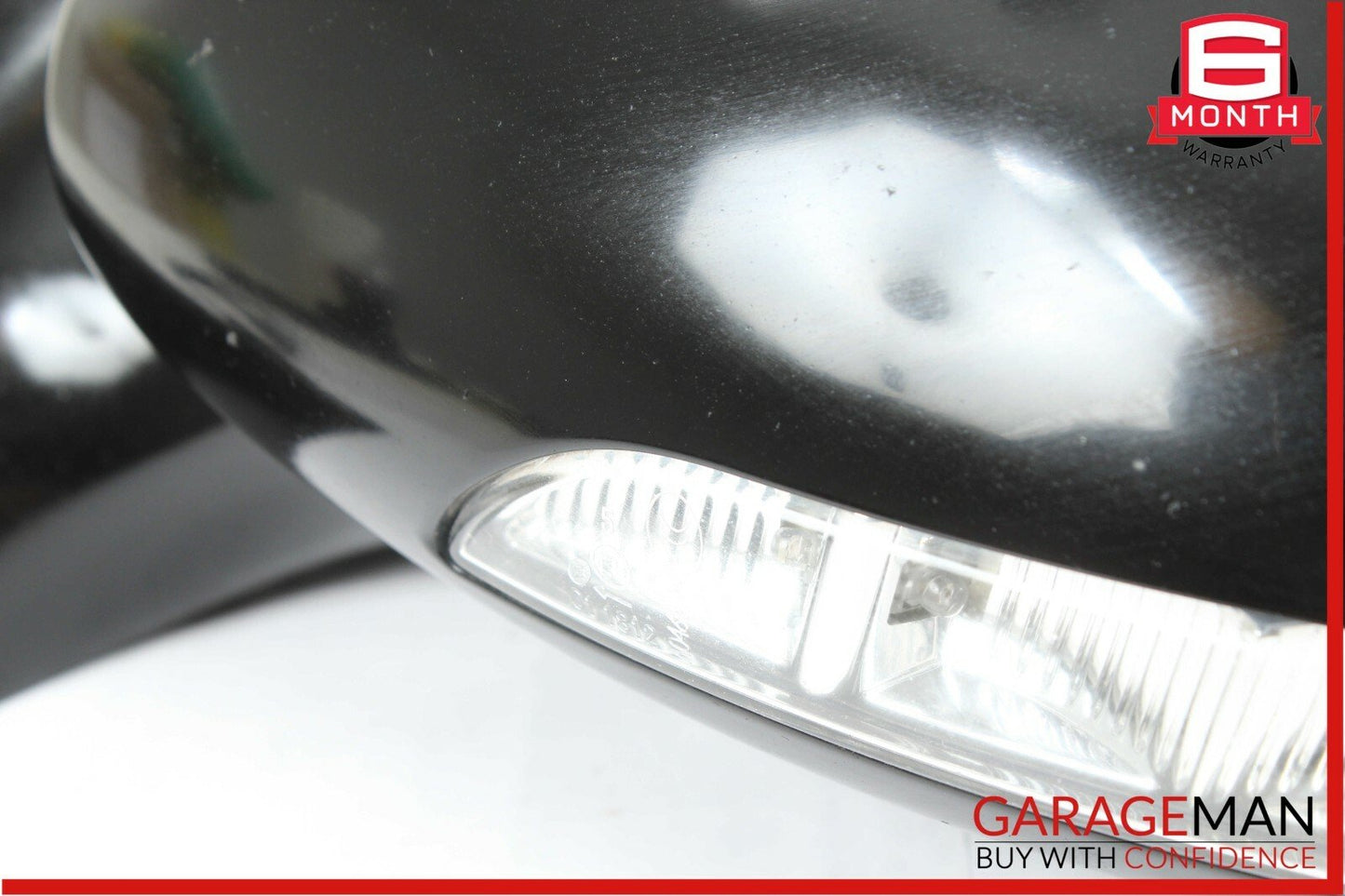 07-09 Mercedes W221 S550 S600 Front Left Side Mirror Door Rear View Black