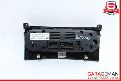 12-14 Mercedes W204 C250 C300 AC A/C Heater Climate Control Switch Assembly OEM