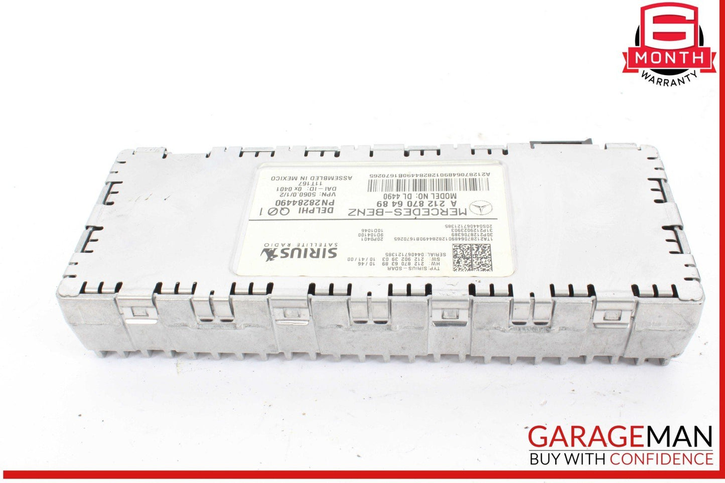 10-17 Mercedes W204 C250 C300 Sirius Satellite Radio Receiver 2128706489 OEM
