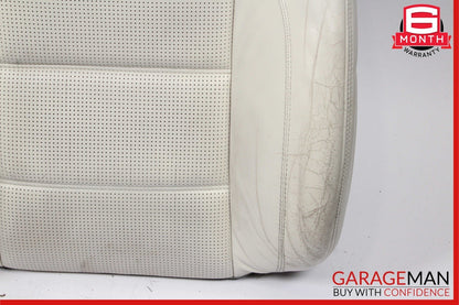08-13 Mercedes W221 S63 AMG Front Right / Left Side Top Upper Seat Cushion White