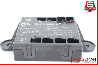 08-18 Mercedes W212 E350 Rear Left Side Door Control Module 2129003906 OEM