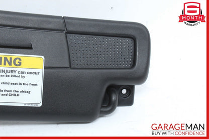 05-11 Mercedes R171 SLK350 Front Right Sun Visor Sunvisor Shade Cover Black