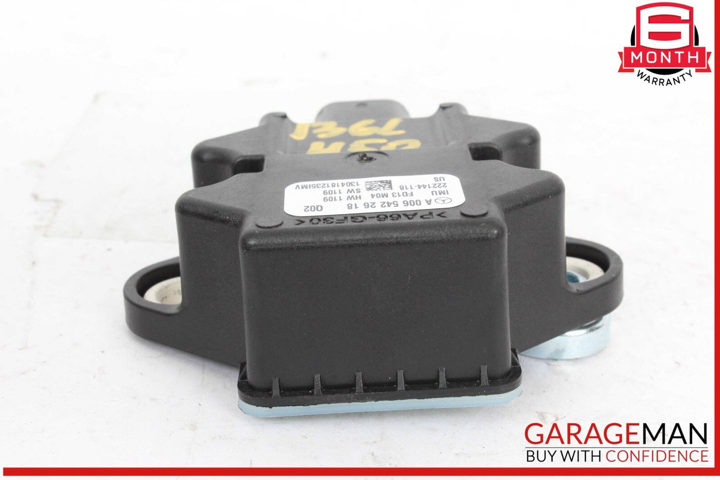 13-16 Mercedes X166 GL450 Yaw Rate Speed Stability Computer Sensor 0065422618