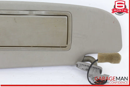 17-22 Alfa Romeo Giulia Front Left Driver Side Sun Visor Sunvisor Gray OEM