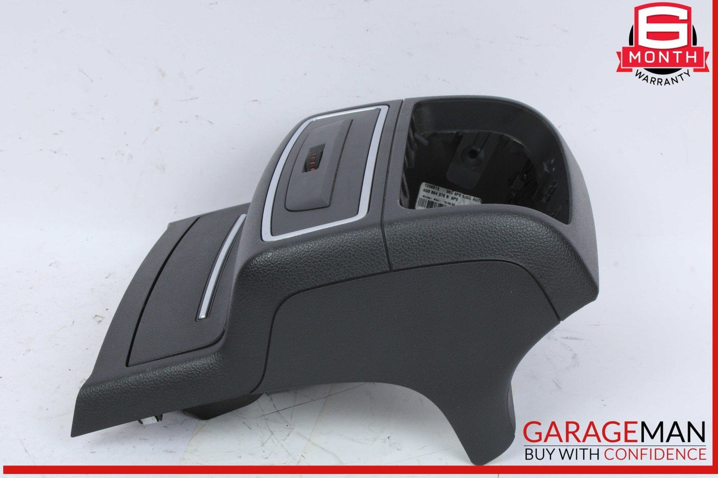 12-18 Audi A6 S6 A7 Rear Climate Control Trim w/ Ashtray Cigarette Lighter OEM