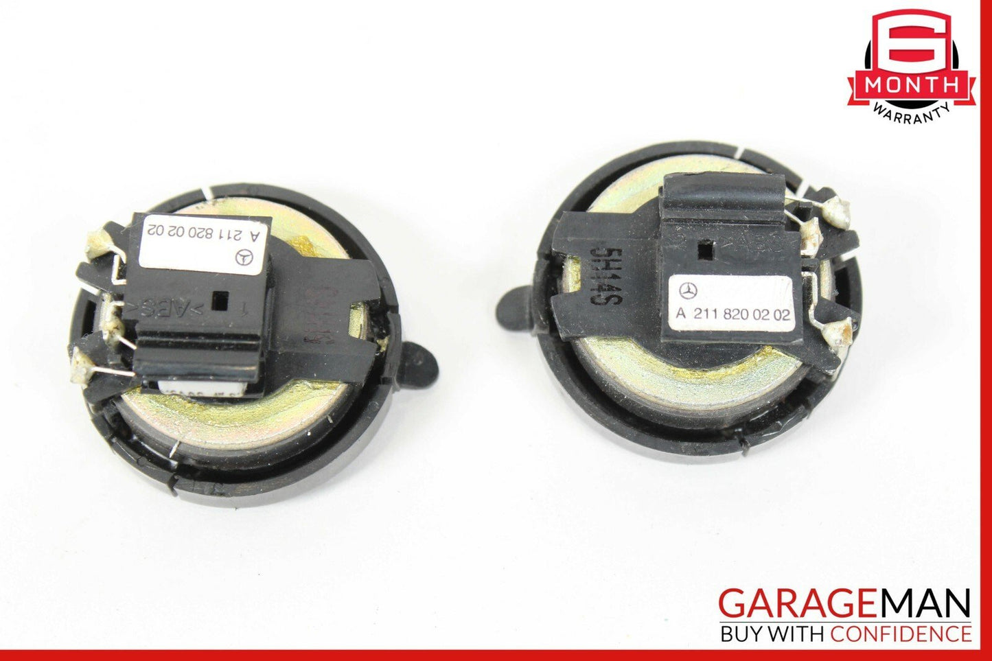 06-12 Mercedes W164 ML350 Rear Right & Left Side Door Sound Audio Speakers Set