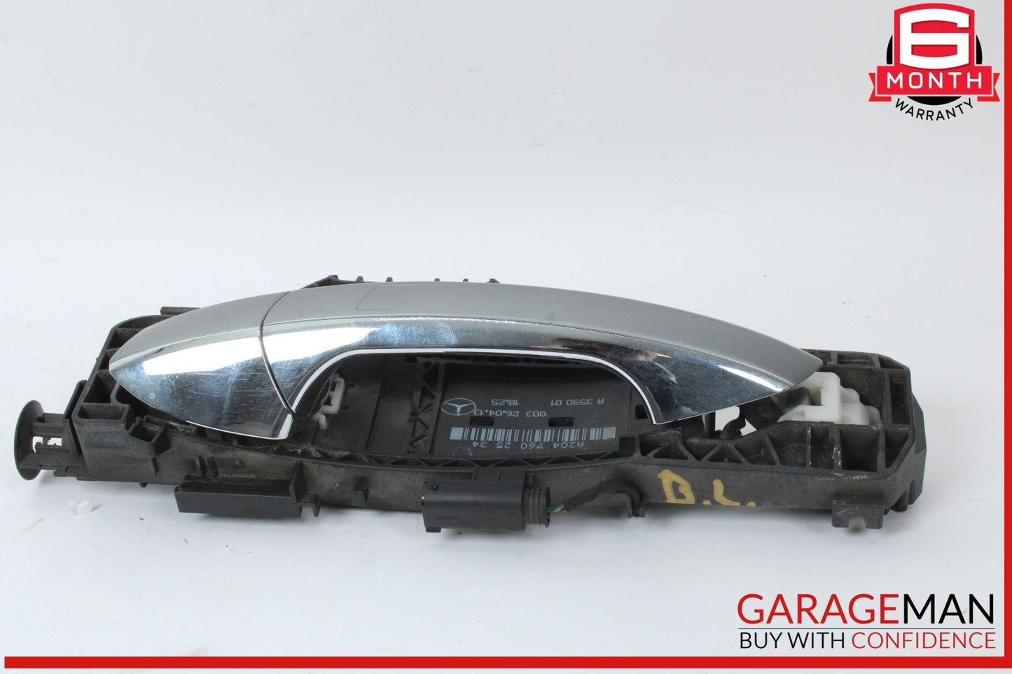 14-16 Mercedes W212 E350 E550 Rear Left Side Exterior Door Handle Keyless Go OEM