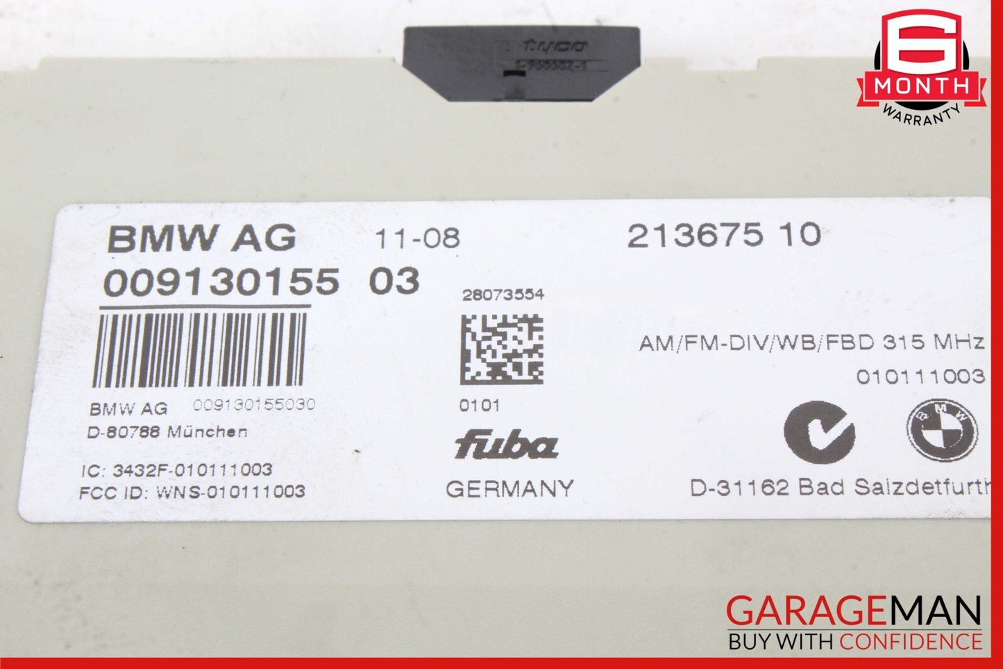 07-14 BMW X5 X6 Diversity Antenna Amplifier Radio Signal Control Module