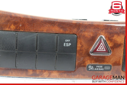 05-09 Mercedes W209 CLK320 Dash Lock Heated Seat ESP Hazard Switch Control OEM