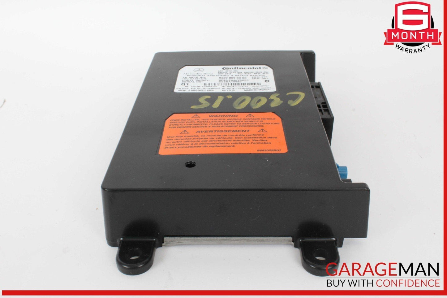 10-20 Mercedes W205 C300 C400 GLA250 SL400 Communication Control Module