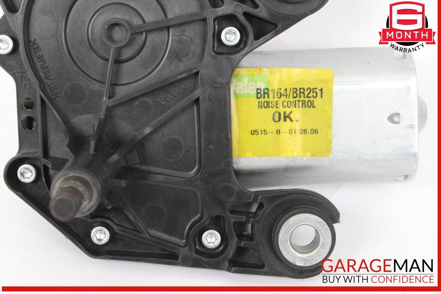 06-19 Mercedes W164 ML350 GL450 Rear Glass Windshield Wiper Motor 2518200042