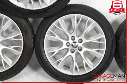 09-15 Jaguar XF Complete Wheel Tire Rim Set of 4 Pc 8.5 x 18 OEM
