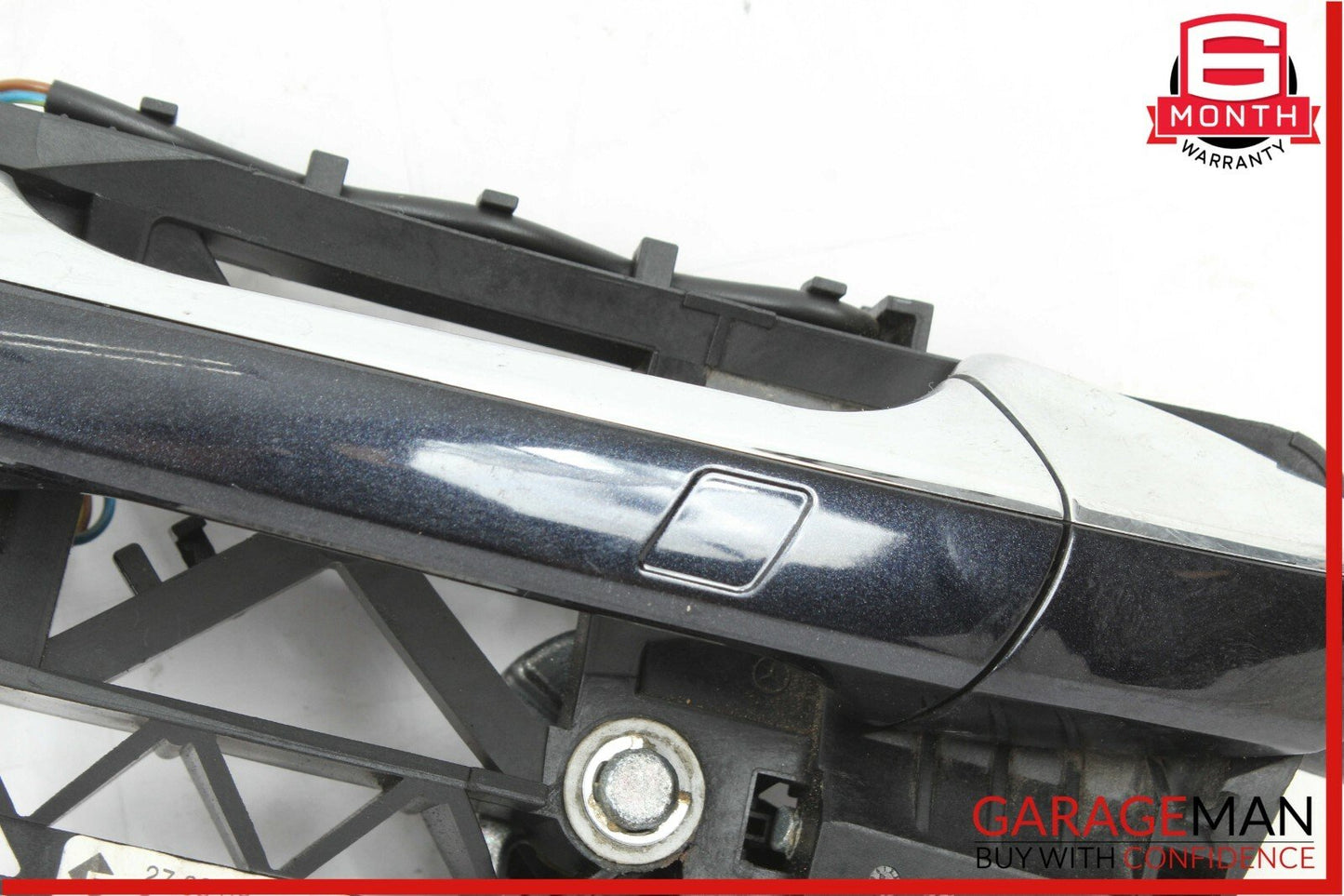 07-13 Mercedes W221 S550 Rear Left Side Exterior Door Handle Keyless Go Black