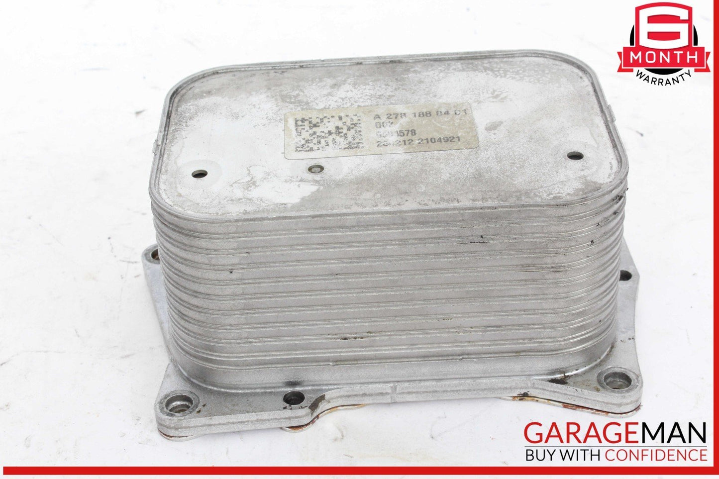 11-19 Mercedes W218 CLS550 E63 AMG Engine Oil Cooler Radiator 2781880401 OEM