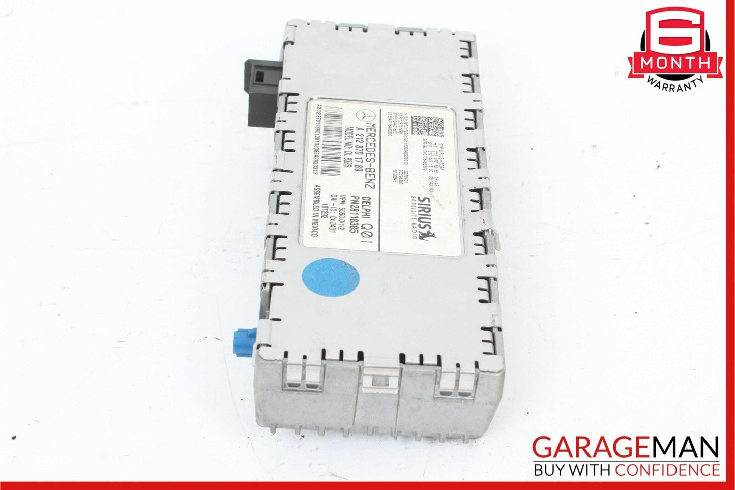 10-17 Mercedes W212 E350 E550 Sirius Satellite Radio Receiver 2128701789 OEM