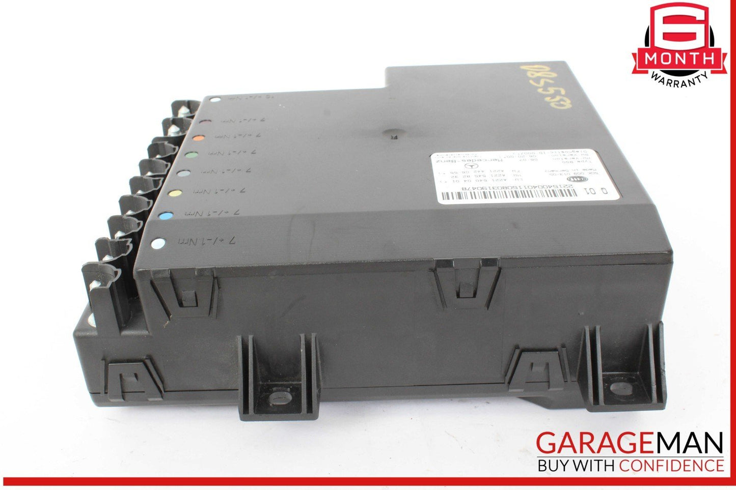 07-14 Mercedes W221 S550 CL550 Electric Power Supply Fuse Box Control Module OEM