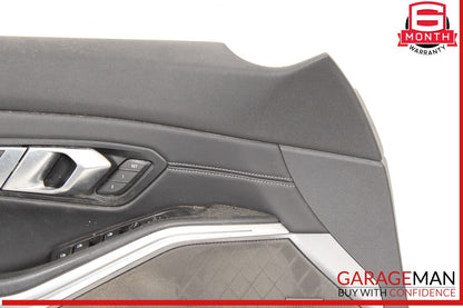 19-24 BMW M340i 330i G20 Front Left Driver Side Door Cover Panel Black OEM