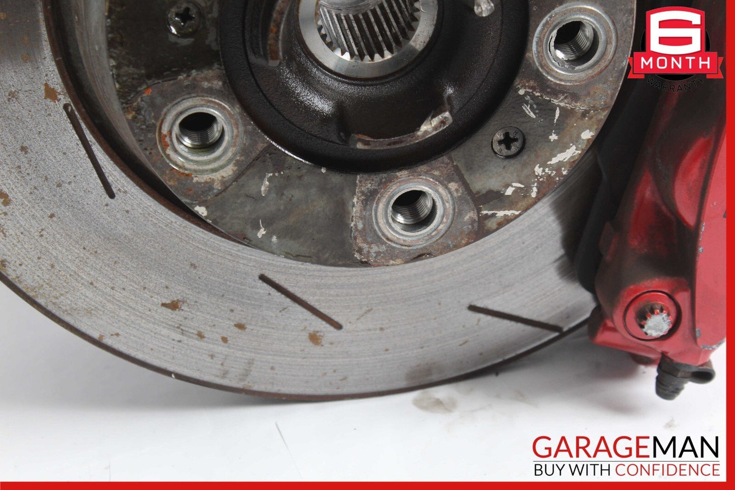 10-16 Porsche Panamera 970 Rear Right Spindle Knuckle Brake Rotor Disc Caliper