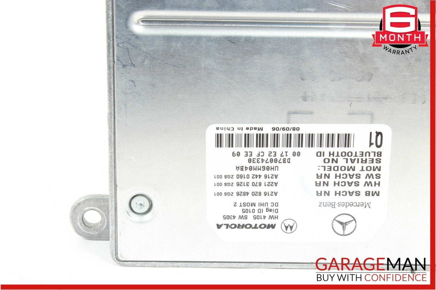 07-09 Mercedes S550 CL550 Bluetooth Mobile Cell Phone Control Controller Module